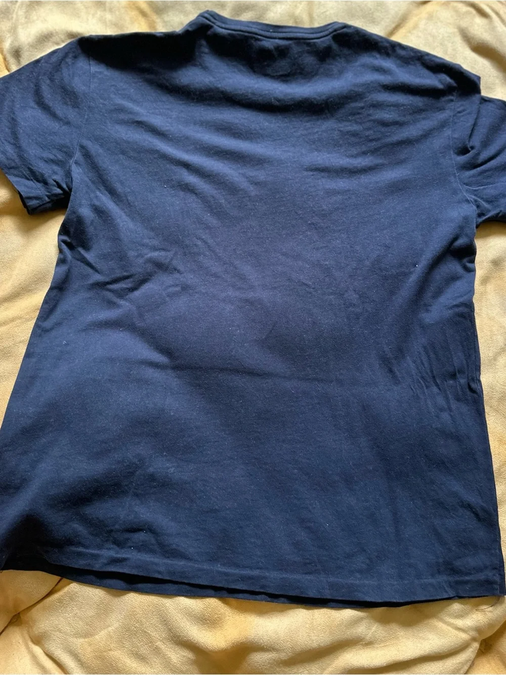 Polo by Ralph Lauren Navy Short-Sleeve Crew Tee with Red Pony Embroidery